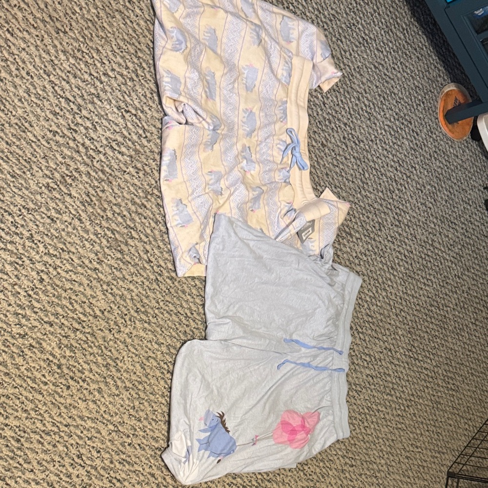 Disney Eyeore pajama pants 2 pair